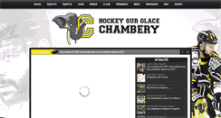 Desktop Screenshot of hockey-chambery.com